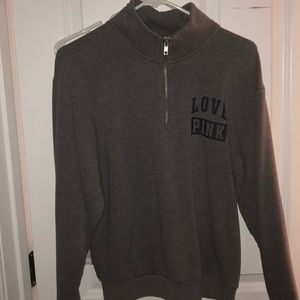 VS PINK quarter zip